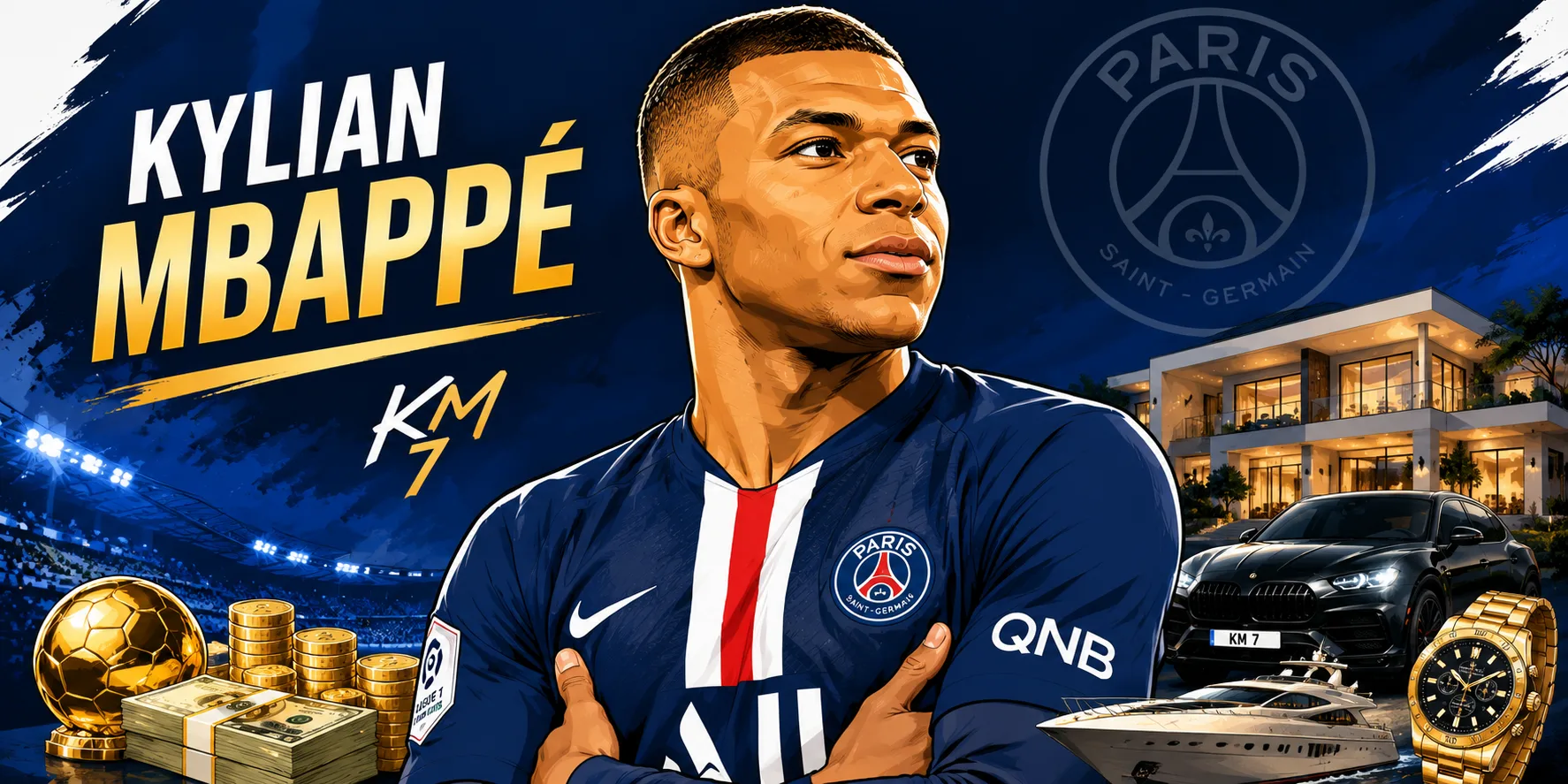 Cầu thủ Kylian Mbappé