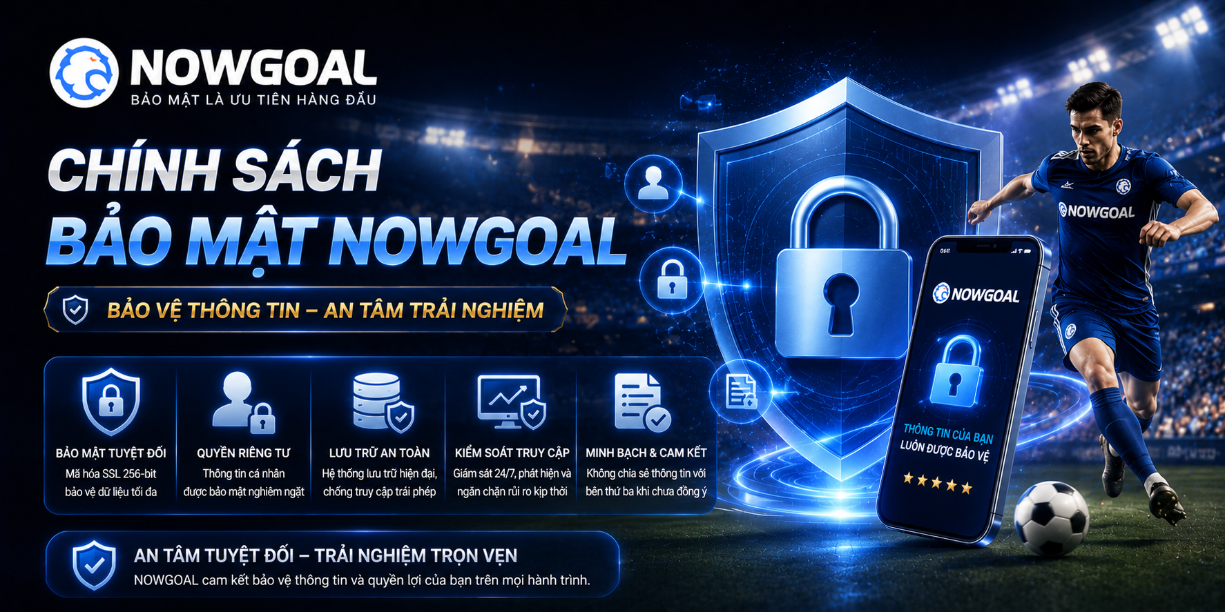 Chính sách bảo mật Nowgoal