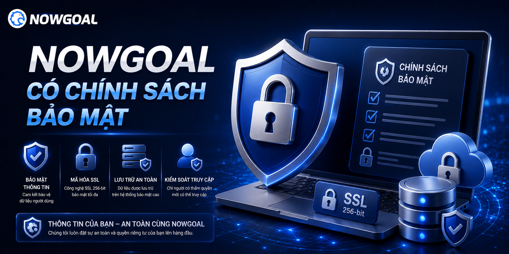 Chính sách bảo mật của NOWGOAL
