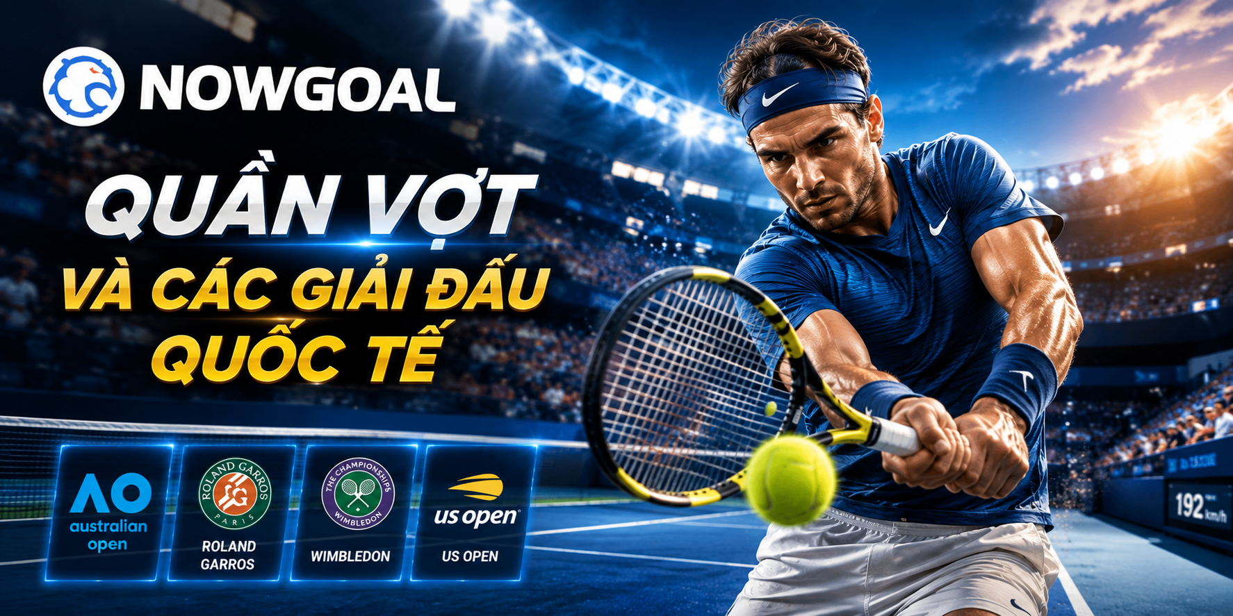 Tennis là một bộ môn đáng chú ý tại Nowgoal