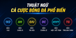 Thuật ngữ cá cược bóng đá phổ biến ngày nay