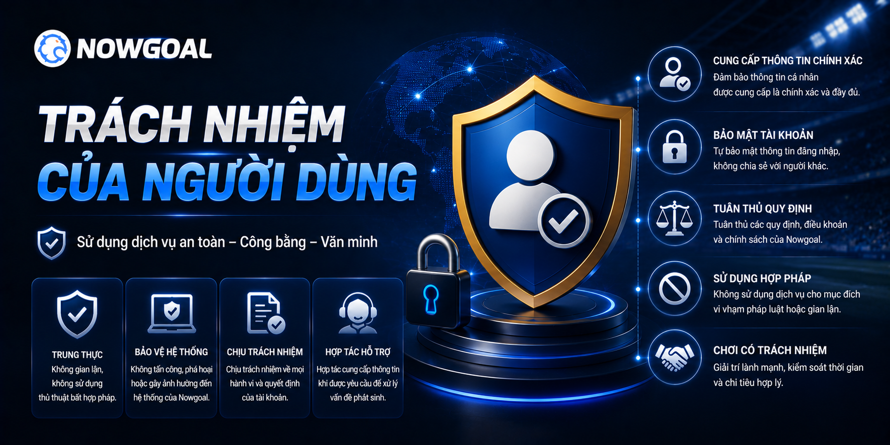 Trách nhiệm hội viên NOWGOAL